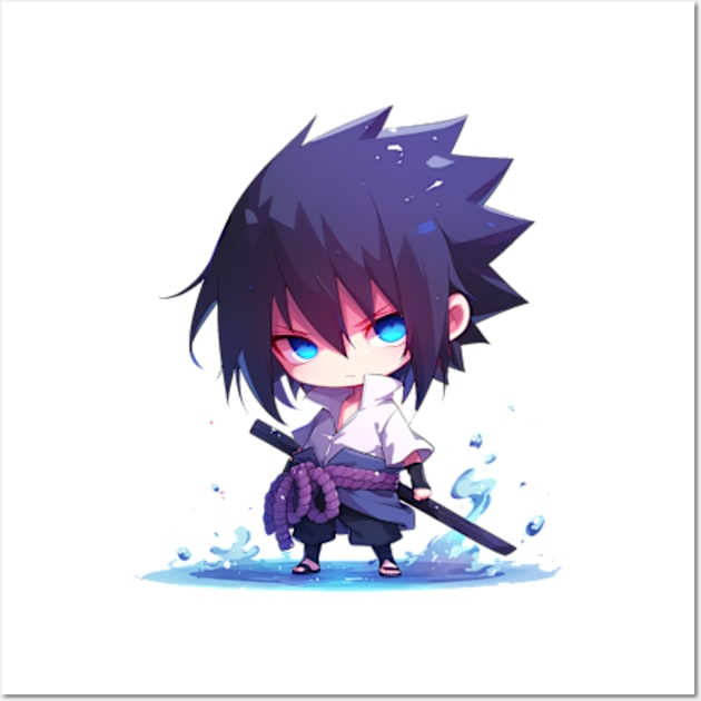 sasuke Wall Art by sample the dragon